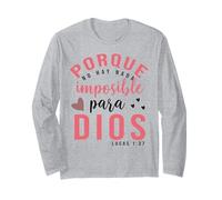 Porque Para Dios no Hay nada Imposible, Faith Cross Quotes Manche Longue