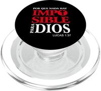 Porque Para Dios no Hay nada Imposible, Versículos bíblicos PopSockets PopGrip pour MagSafe