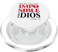 Porque Para Dios no Hay nada Imposible, Versículos bíblicos PopSockets PopGrip pour MagSafe