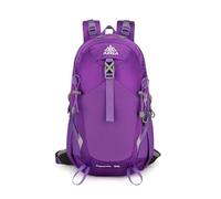 PORRASSO 25/35 L Sac à Dos Randonnée Imperméable Sac à Dos Trekking Dackpack Nylon Imperméable Durable Backpack pour Femme Homme Camping Promenades Voyage Escalade Sport Violet B