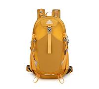 PORRASSO 25/35 L Sac à Dos Randonnée Imperméable Sac à Dos Trekking Dackpack Nylon Imperméable Durable Backpack pour Femme Homme Camping Promenades Voyage Escalade Sport Jaune B