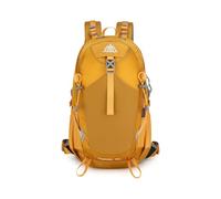 PORRASSO 25/35 L Sac à Dos Randonnée Imperméable Sac à Dos Trekking Dackpack Nylon Imperméable Durable Backpack pour Femme Homme Camping Promenades Voyage Escalade Sport Jaune A