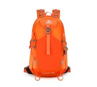 PORRASSO 25/35 L Sac à Dos Randonnée Imperméable Sac à Dos Trekking Dackpack Nylon Imperméable Durable Backpack pour Femme Homme Camping Promenades Voyage Escalade Sport Orange B