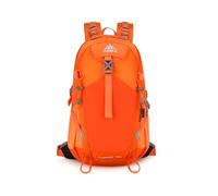 PORRASSO 25/35 L Sac à Dos Randonnée Imperméable Sac à Dos Trekking Dackpack Nylon Imperméable Durable Backpack pour Femme Homme Camping Promenades Voyage Escalade Sport Orange A
