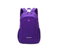 PORRASSO 25L Sac à Dos Pliable Léger Sac à Dos Imperméable Nylon Backpack Décontracté avec Poche de Séchage Humide-Sec pour Voyage Randonnée Usage Quotidien Violet