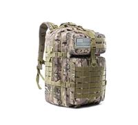 PORRASSO 45L Sacs à Dos Tactiques Militaires Sac à Dos Randonnée Grande Capacité Imperméable Backpack pour Voyage Camping Scalade Couleur CP