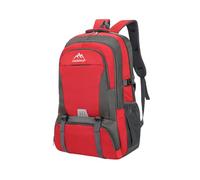 PORRASSO 55L Sac à Dos Randonnée Grand Imperméable Sac à Dos Trekking Dackpack Hiking Backpack pour Femme Homme Camping Voyage Escalade Sport Rouge