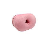 PORRASSO Coussin de Siege Coussin Chaise Coussin Coccyx en Mousse à Mémoire Coussin D'assise Pliable Ergonomique Soulève Hanches Disponible Toutes Saisons pour Voiture Bureau Rose