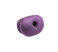 PORRASSO Coussin de Siege Coussin Chaise Coussin Coccyx en Mousse à Mémoire Coussin D'assise Pliable Ergonomique Soulève Hanches Disponible Toutes Saisons pour Voiture Bureau Violet