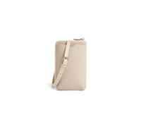 PORRASSO Cuir Véritable Téléphone Sac Bandoulière Portefeuille Femmes Sac D'épaule Sac de Téléphone avec 8 Porte Cartes de Crédit Blanc