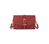 PORRASSO Elégant Portefeuilles Sac à Bandoulière Femmes Sac de Téléphone PU Porte-Monnaie Porte-cartes de Crédit pour la Fête Mariage Voyage Rouge Vin