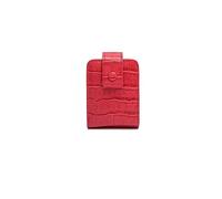 PORRASSO Etui à Rouge à Lèvres avec Miroir Femmes Mini Trousse à Maquillage Portable Sac de Rangement des Rouges à Lèvres Rouge