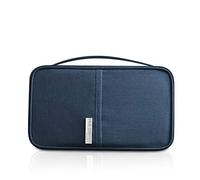 PORRASSO Familial Passeport Étanche Portefeuille Voyage Document Pochette Camping Voyages d'affaires Femmes et Hommes Protection Carte d'Identité Billets Carte de Crédit Marine