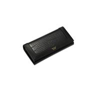 PORRASSO Femme Portefeuilles Elégant Porte-Monnaie Porte-Cartes de Crédit Multi-Compartiments Longue Portefeuille Noir