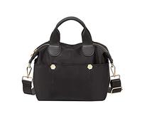 PORRASSO Femme Sac à Bandoulière Sac D'épaule Mode Sac à Main Nylon Sac de Messager Multifonctionnel Voyage École Travail Usage Quotidien Crossbody Bag Noir