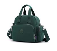 PORRASSO Femme Sac à Dos Mode Sac D'épaule Daypack Multifonctionnel avec Port de Chargement USB Nylon Sac Bandoulière pour Travail Voyage école Vert