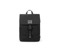 PORRASSO Femme Sac à Dos Ordinateur Portable Daypack Étanche Backpack Sac à Dos pour 14 Inch Laptop avec Sangle de Bagages Voyage Sac D'école Noir A