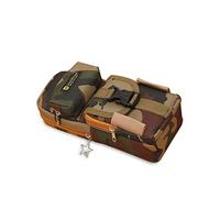 PORRASSO Grande Trousse à Crayons Étui à Crayons Portable étanche Créatif Rangement Sac Pencil Case Camouflage Plusieurs Poches pour Étudiants Garçon école - Ville Camouflage