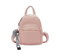 PORRASSO Mode Mini Sac à Dos Fille Petit Daypack Femme Sac à Dos en Cuir PU pour Voyage Datation Usage Quotidien Rose