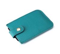 PORRASSO Porte-Cartes de Crédit avec Blocage Anti RFID Petit Etui Cuir Slim Portefeuille Minimaliste pour Homme Femme Bleu A