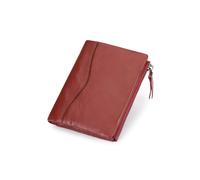 PORRASSO Portefeuille en Cuir pour Homme avec Protection RFID Porte-Monnaie Wallet Porte-Cartes de Crédit Portefeuille avec 10 Emplacements pour Cartes Rouge