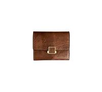 PORRASSO Portefeuille Femme Cuir Petit Porte Monnaie Femmes Slim Court Portefeuilles avec 5 Emplacements de Carte Café