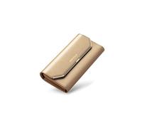 PORRASSO Portefeuille Femme Cuir Porte-Monnaie avec Blocage Anti RFID Grande Porte Monnaie Mode Portefeuille Longue Wallet Or