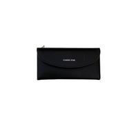 PORRASSO Portefeuille Femme Mode Porte Monnaie Cuir Longue Portefeuilles Wallet avec 11 Emplacements de Carte Noir