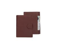 PORRASSO Portefeuille Homme Porte-Monnaie avec Protection RFID Véritable Cuir Wallet Porte-Cartes de Crédit Portefeuille avec 11 Emplacements pour Cartes Café A