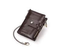 PORRASSO Portefeuille Homme Véritable Cuir Porte-Monnaie avec Protection RFID Porte-Cartes de Crédit Portefeuille avec 12 Emplacements pour Cartes Café