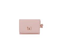 PORRASSO Portefeuille Mignon Femme Petit Porte Monnaie Femmes Slim Court Portefeuilles PU Wallet avec 7 Emplacements de Carte Rose A