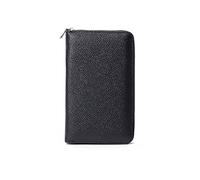 PORRASSO Portefeuille Passeport de Voyage avec Blocage RFID Familial Pochette Passeport Cuir Porte Cartes de Crédit Organisateur de Passeport pour Femmes Noir