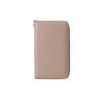 PORRASSO Portefeuille Passeport de Voyage avec Blocage RFID Familial Pochette Passeport Cuir Porte Cartes de Crédit Organisateur de Passeport pour Femmes Kaki