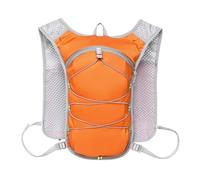 PORRASSO Sac à Dos d'Hydratation Léger Daypack Réfléchissant pour Course à Pied Cyclisme Imperméable Sac à Dos de Sport Outdoor Orange