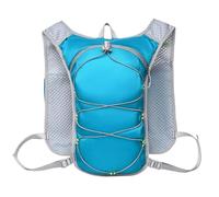 PORRASSO Sac à Dos d'Hydratation Léger Daypack Réfléchissant pour Course à Pied Cyclisme Imperméable Sac à Dos de Sport Outdoor Bleu Lac