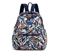 PORRASSO Sac à Dos pour Femme Daypack de Mode Fille Sac D'école Poids Léger Nylon Sac a Dos pour École Travail Voyage Les épines