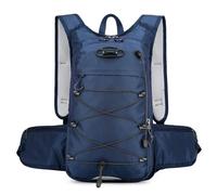 PORRASSO Sac à Dos Randonnée 18L Imperméable Sac à Dos Léger Hiking Backpack pour Femme Homme Trekking Cyclisme Escalade Sport Bleu Foncé