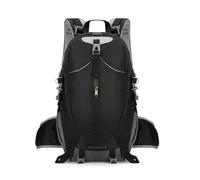 PORRASSO Sac à Dos Randonnée Imperméable 40L Sac à Dos Léger Résistant Trekking Dackpack Réfléchissants Backpack pour Femme Homme Camping Promenades Voyage Escalade Sport Noir