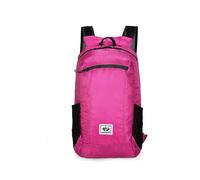 PORRASSO Sac à Dos Randonnée Pliable Imperméable Sac à Dos 20L Ultra Léger Sac à Dos Hiking Backpack pour Femme Homme Camping Trekking Cyclisme Escalade Sport Rouge Rose