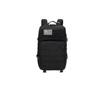 PORRASSO Sac à Dos Tactique Outdoor 45L Sac à Dos Militaire Molle Assaut Pack Grande Etanche pour Randonnée Camping Voyage Noir