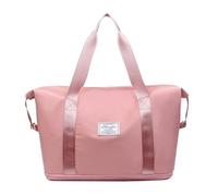 PORRASSO Sac de Voyage pour Femme Sac de Sport Grande Extensible Sac de Fitness Gym Sac à Main Sacs de Lavage Travel Duffel Bag pour Natation Sport Rose