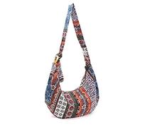 PORRASSO Sac D'épaule de Femmes Hippie Sac à Bandoulière Poids Léger Fourre-Tout Sac de Messager pour Voyage Plage École Vacances