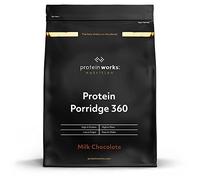 Porridge Protéiné 360 | Petit Déjeuner à Faible Teneur en Sucre | Vitamines Ajoutées | Faible IG, Avoine Complète | Riche en Fibres | THE PROTEIN WORKS | Chocolat au Lait | 2kg