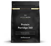 THE PROTEIN WORKS Porridge Protéiné 360 | Petit Déjeuner à Faible Teneur en Sucre | Vitamines Ajoutées | Faible IG, Avoine Complète | Riche en Fibres | THE PROTEIN WORKS | Original | 500g