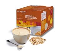 Porridge Protéiné Saveur Biscuit - 27g de Protéines/100g - Riche en 12 Vitamines & Minéraux - Sachets 50g - Petit-Déjeuner ou Collation - Sportifs, Adultes, Seniors