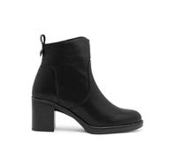 Porronet - Boots en cuir noires à talon décroché moyen avec une trépointe cousue - Taille numeric_36
