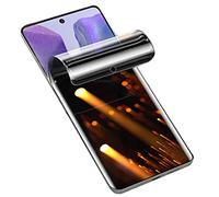 PORRVDP Lot de 2 films de protection d'écran en hydrogel pour Honor 70, anti-espion en TPU souple (pas de verre trempé) [HD transparent] [Haute sensibilité] [Compatible avec déverrouillage facial]