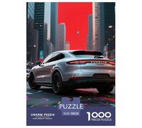 Porsche 1000 Pieces Puzzle Sport Voiture Puzzles Colour Familiales Le Cadeau Parfait pour La Famille Et Les Amis Jeu Difficile pour Les 38x26cm/1000pcs