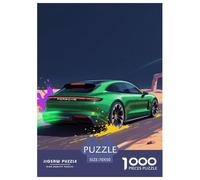 Porsche 1000 Pieces Puzzle Sport Voiture Puzzles Colour Puzzle en Papier pour La Décoration Intérieure Œuvre Artistique À Assembler Jouets Défi 70x50cm/1000pcs