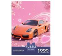 Porsche 1000 Pieces Puzzle Sport Voiture Puzzles Colour Puzzle en Papier pour La Décoration Intérieure Œuvre Artistique À Assembler Jeu Difficile pour Les 70x50cm/1000pcs